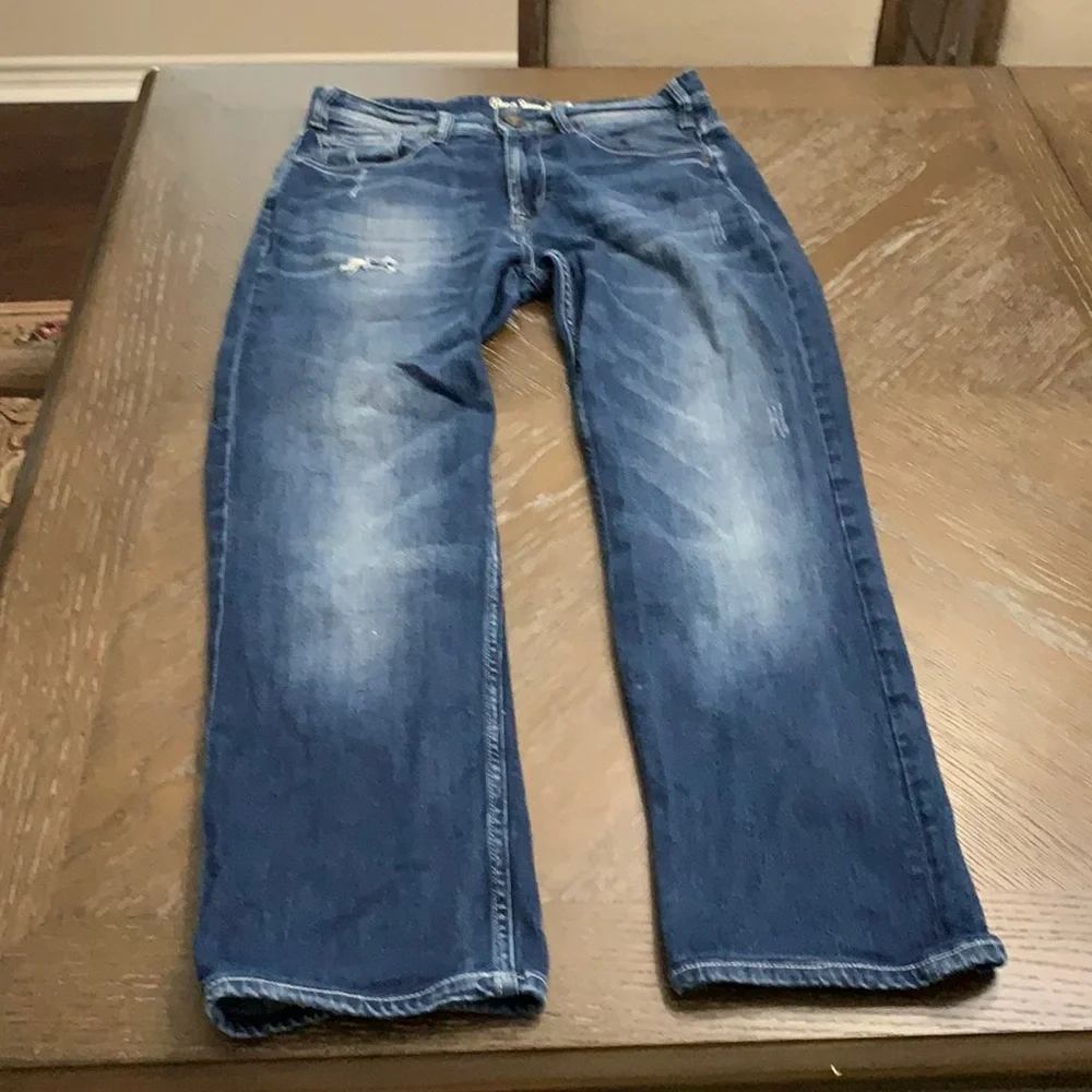 Pepe Jeans London distressed medium wash blue denim jeans Size 30